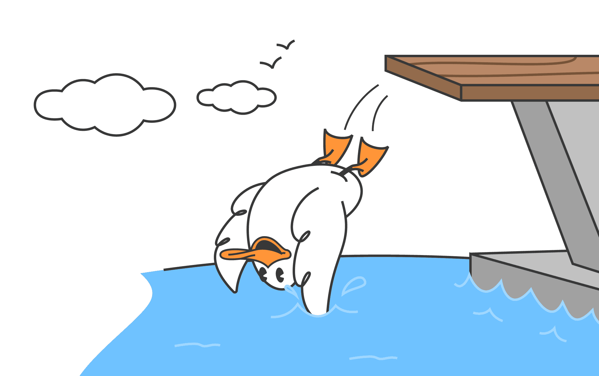 Try Postgres duck illustration