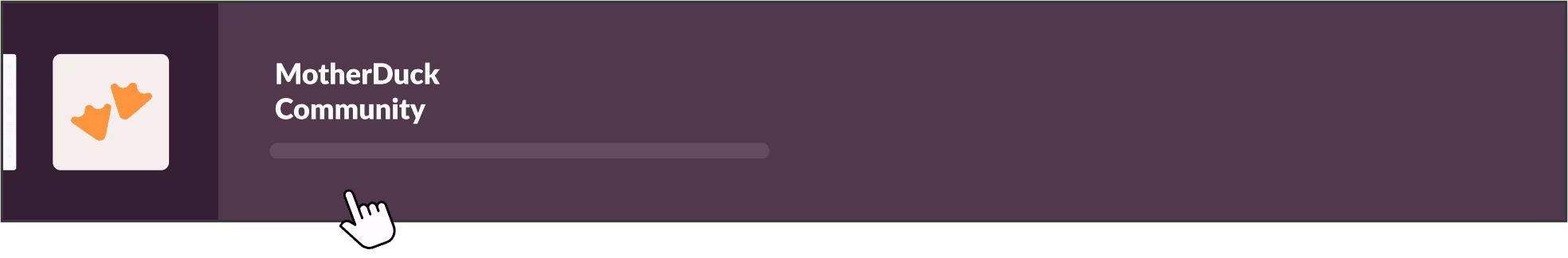 Mobile Slack banner