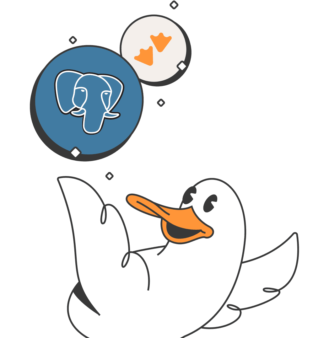 Try Postgres duck illustration