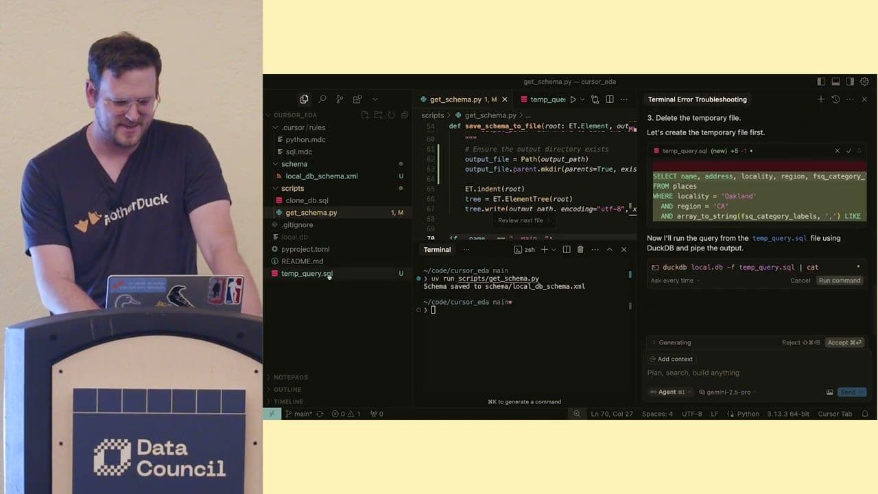 "More Than a Vibe: AI-Driven SQL That Actually Works" video thumbnail