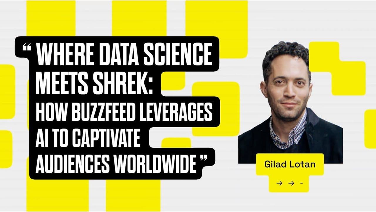 "Where Data Science Meets Shrek: How BuzzFeed uses AI" video thumbnail
