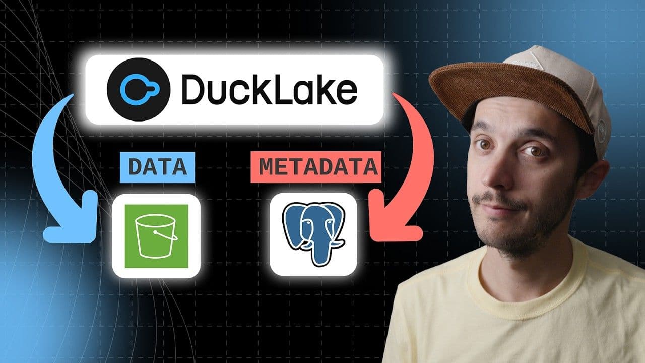 "Understanding DuckLake: A Table Format with a Modern Architecture" video thumbnail