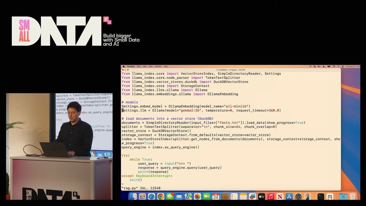 "Build Bigger With Small Ai: Running Small Models Locally" video thumbnail