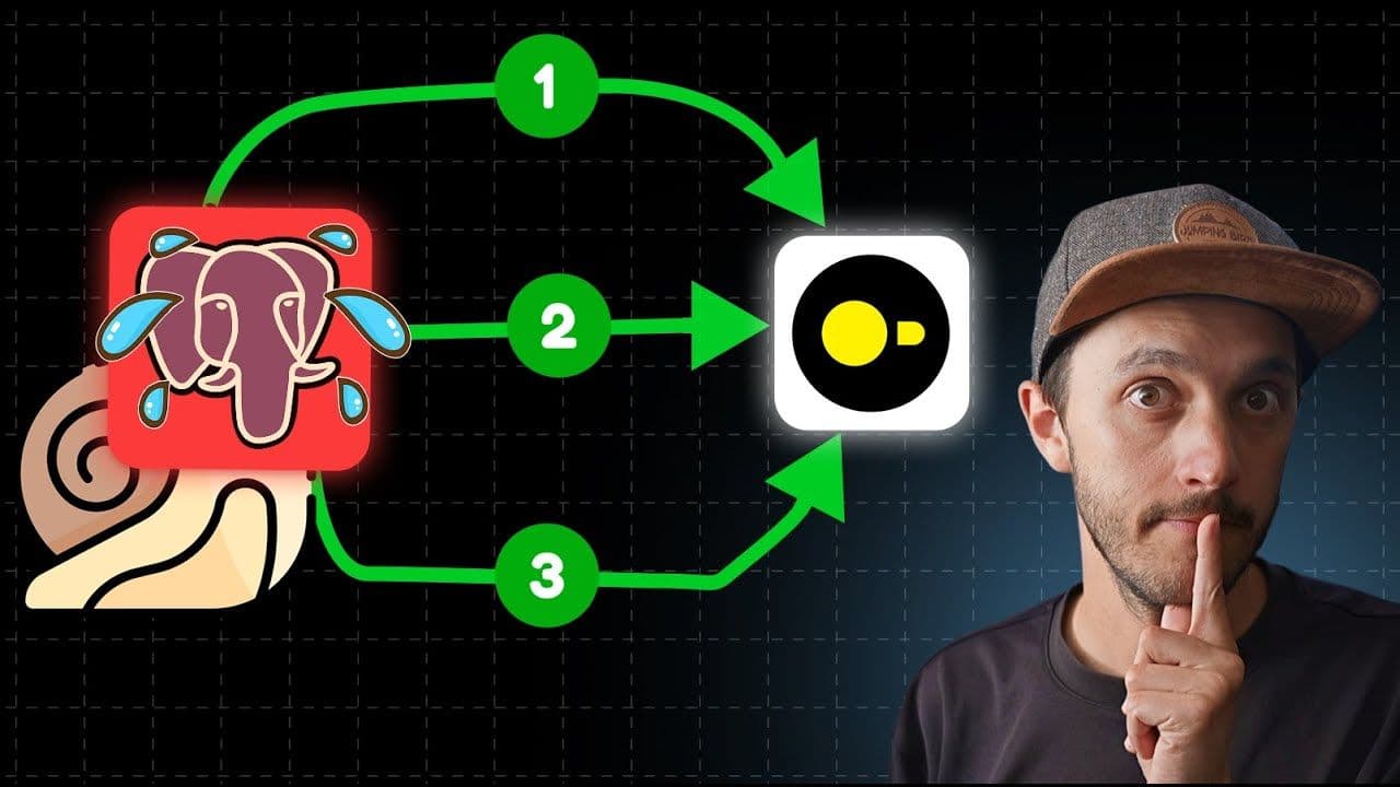 "Why Your Postgres Analytics Are So Slow (And 3 Ways to Fix It)" video thumbnail