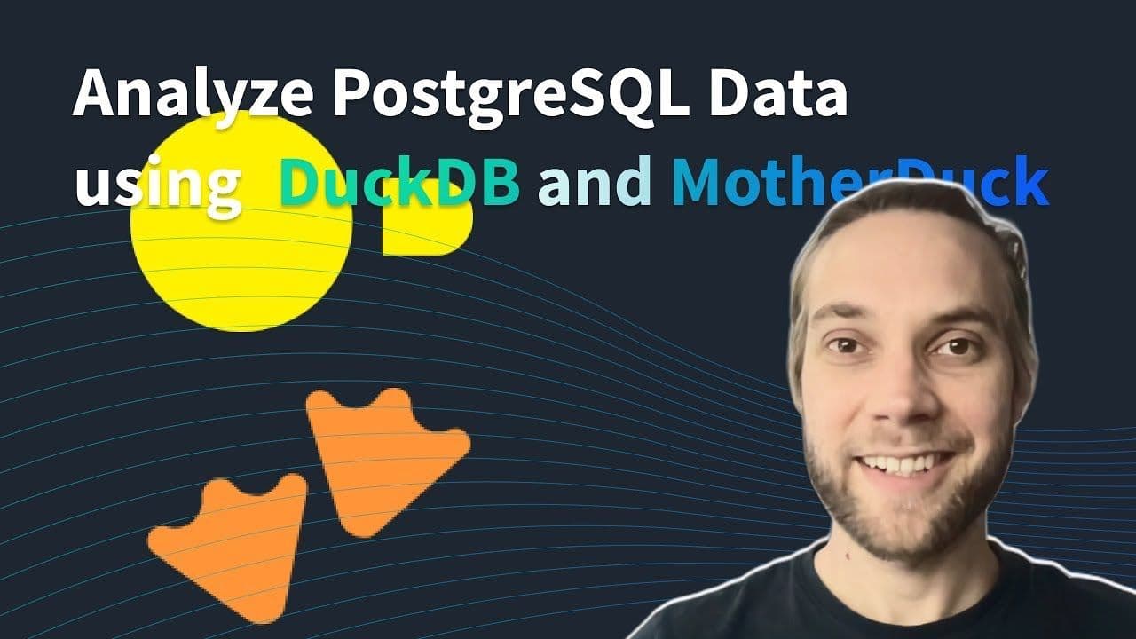 Moving Data from Postgres to MotherDuck