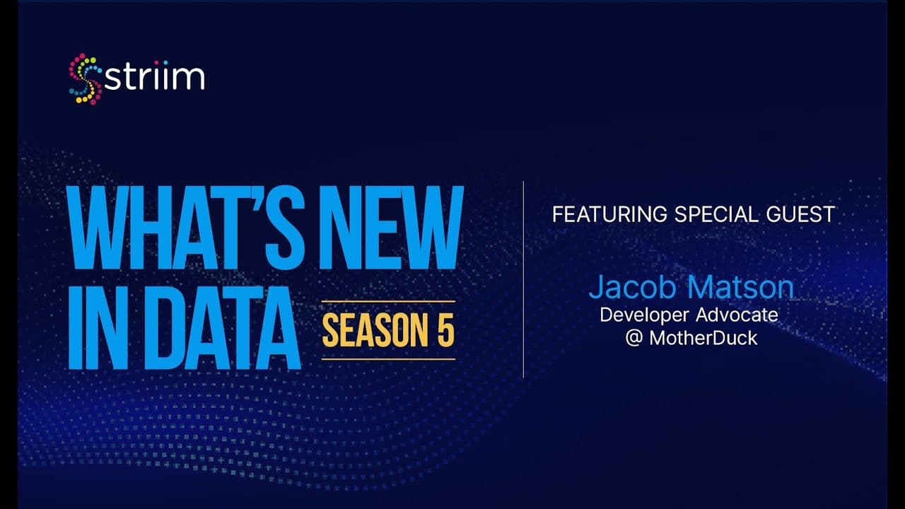 "What's New in Data: Small Data, Big Impact" video thumbnail