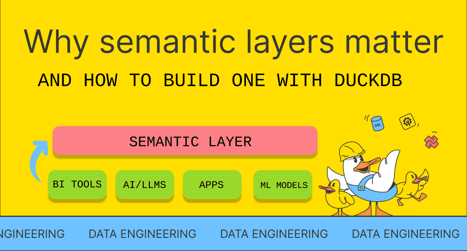 Why Semantic Layers Matter — and How to Build One with DuckDB