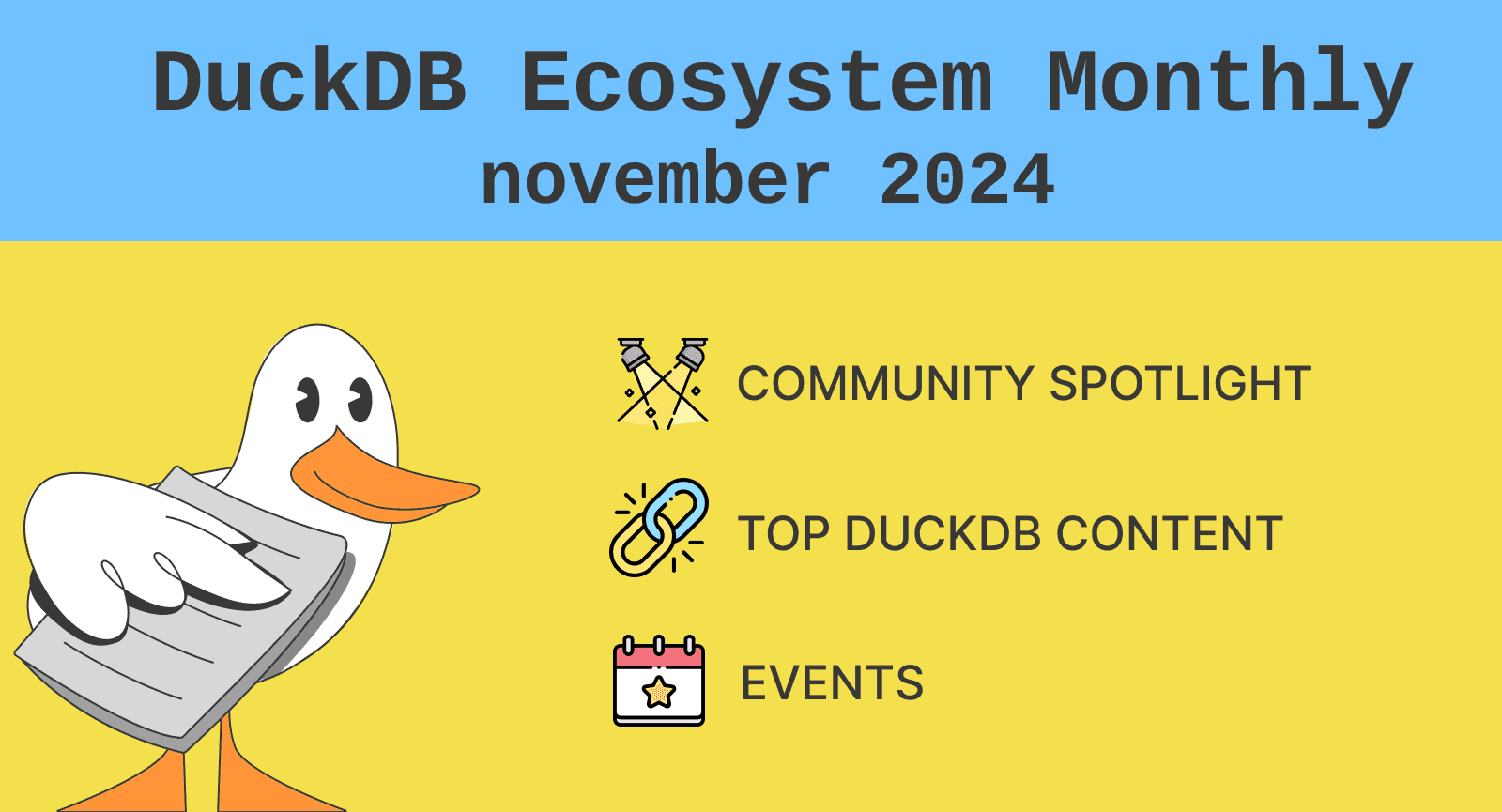 This Month in the DuckDB Ecosystem: November 2024