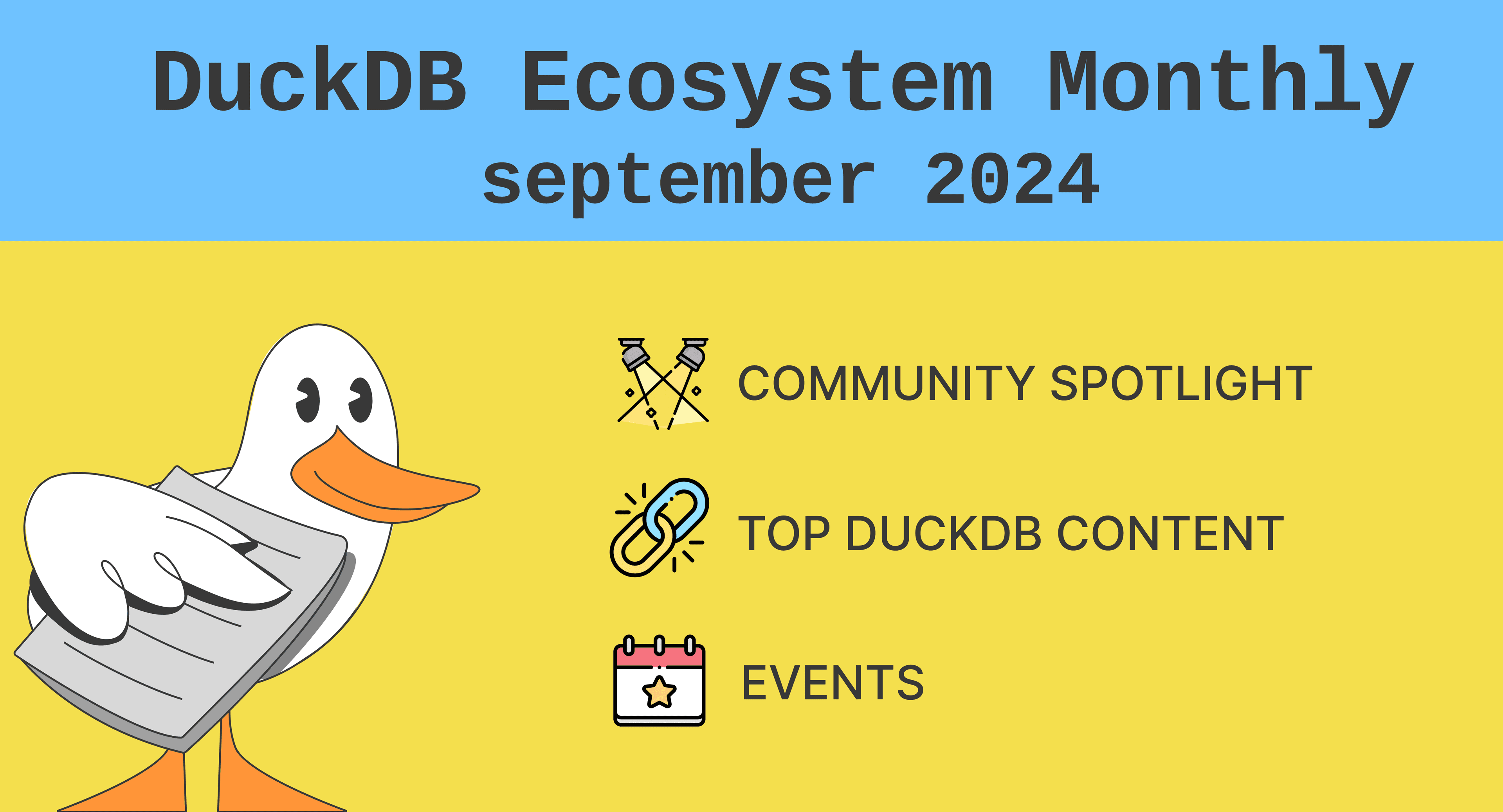 This Month in the DuckDB Ecosystem: September 2024