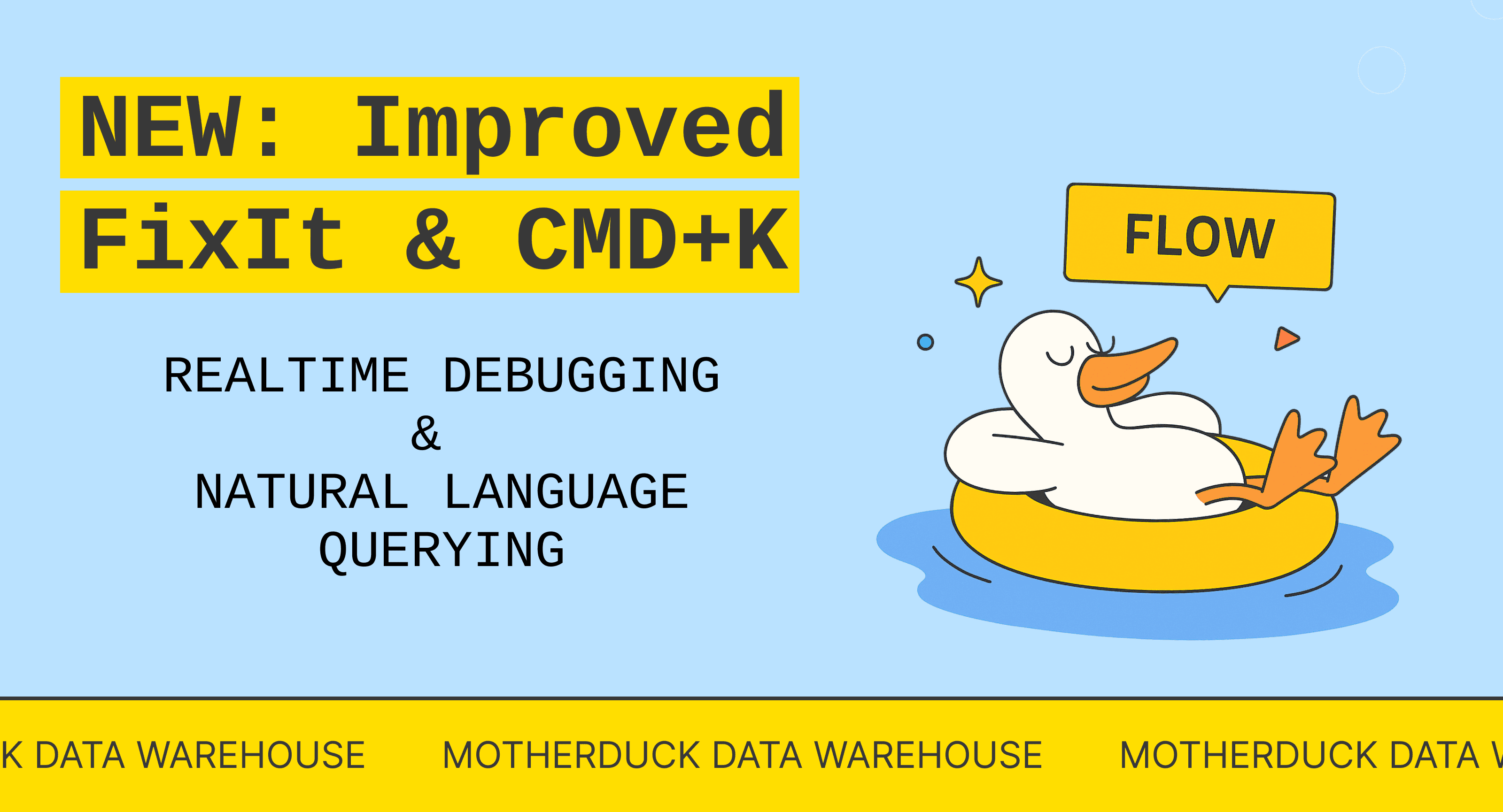 MotherDuck's Latest AI Features: Smarter SQL Error Fixes and Natural Language Editing