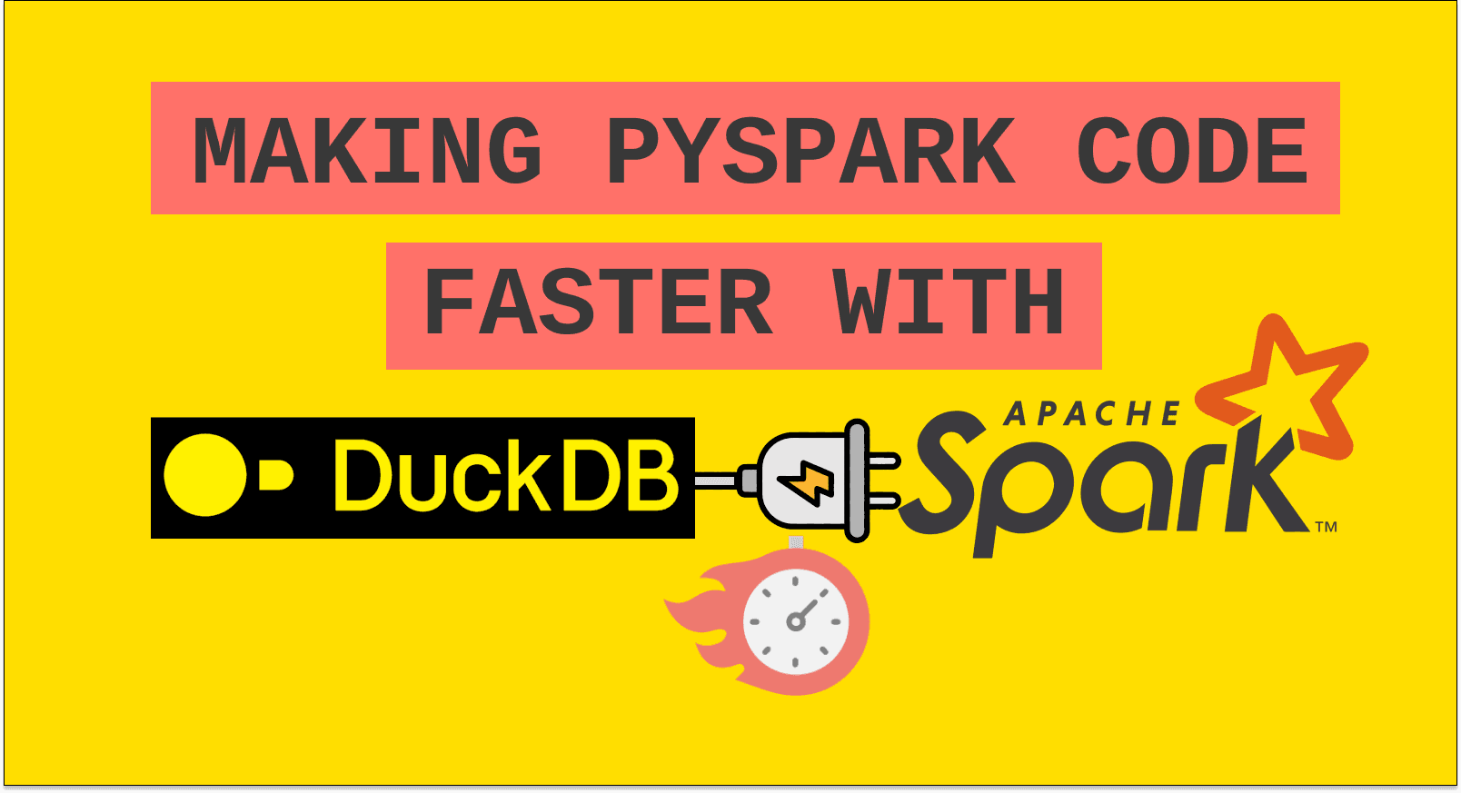 Making PySpark Code Faster with DuckDB