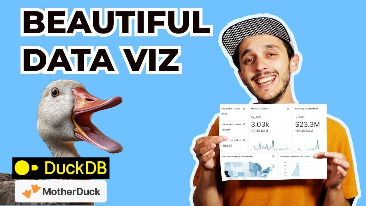 "Data Visualisation Tools With DuckDB & MotherDuck - Hex/Preset" video thumbnail