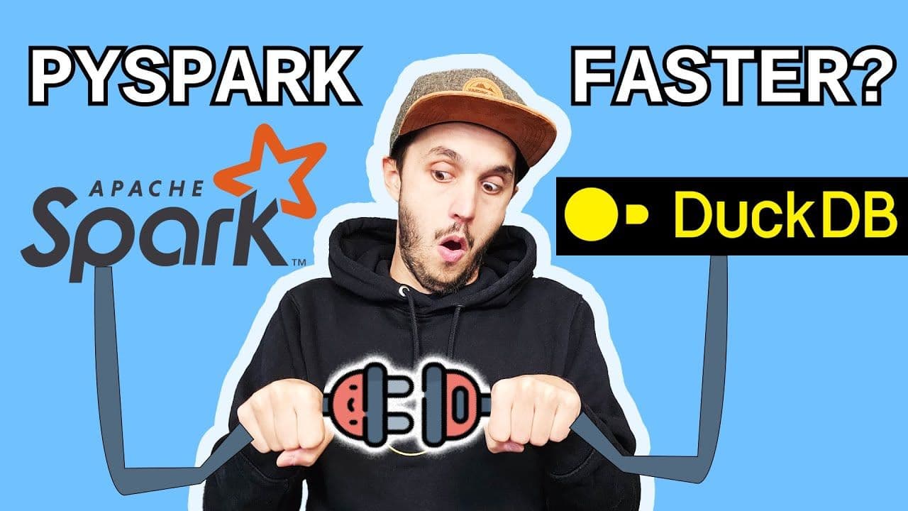 "Making PySpark code faster with DuckDB" video thumbnail