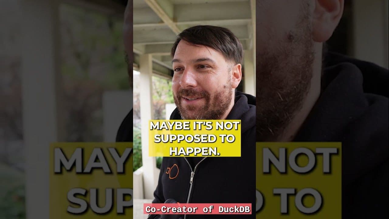 "Making an impact with a research project: DuckDB" video thumbnail