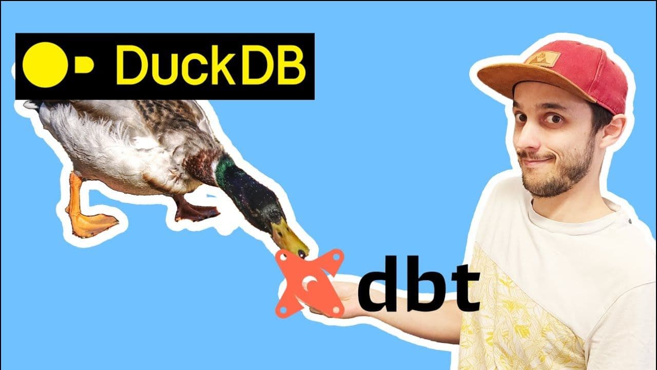 "Unleashing DuckDB & dbt for local analytics triumphs" video thumbnail