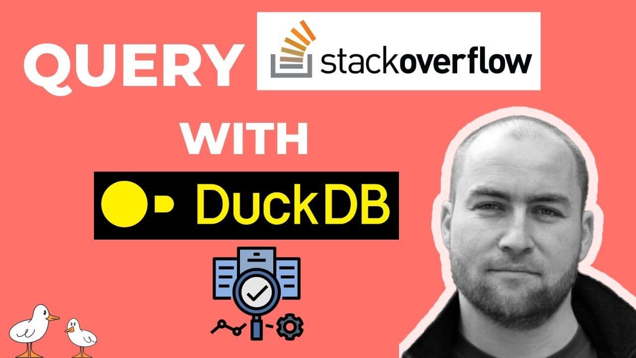 "Speed-Querying StackOverflow data with DuckDB ft. Michael Hunger" video thumbnail