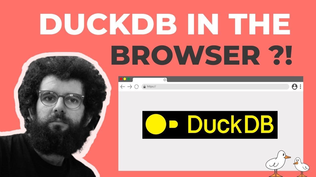 "DuckDB Experiments: Peeking into the Future of Analytics ft. Christophe Blefari" video thumbnail