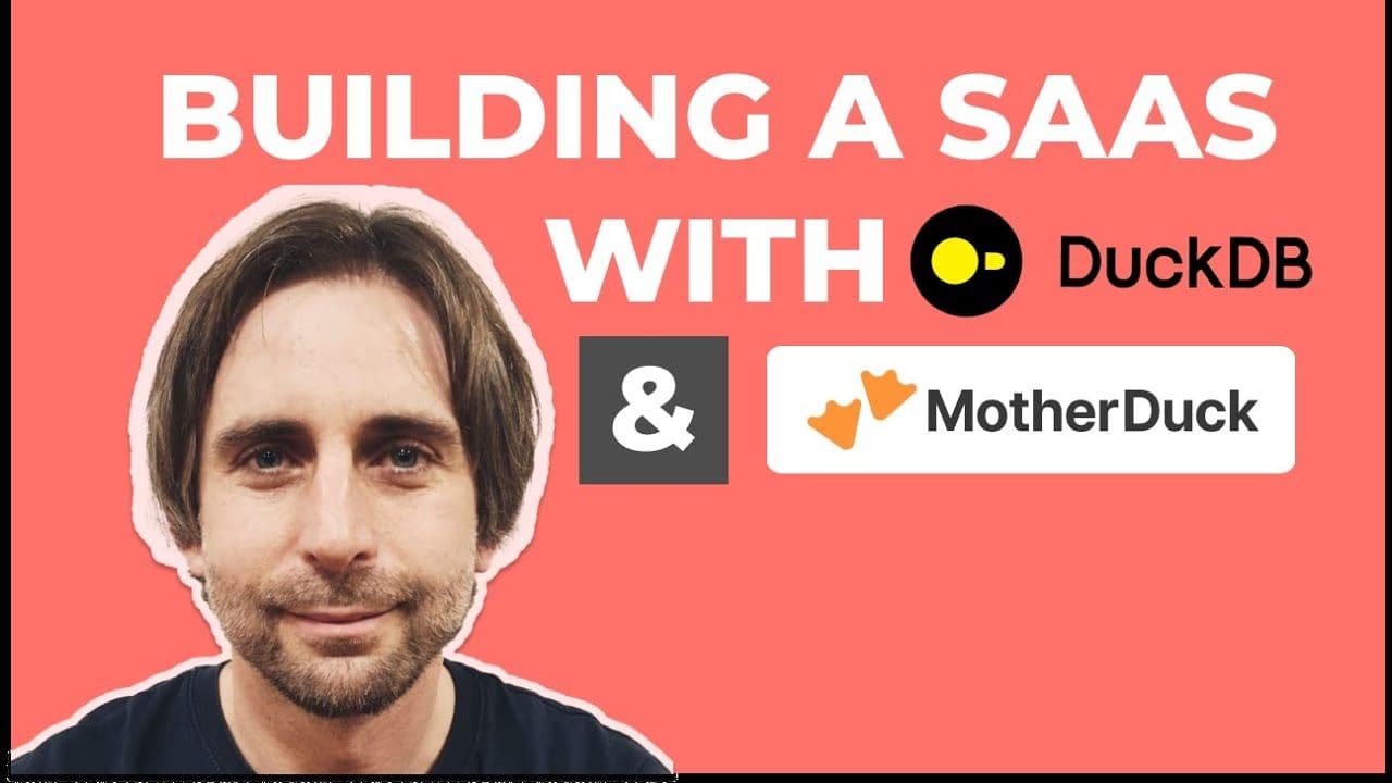 "Why and How we integrated DuckDB & MotherDuck with GoodData" video thumbnail