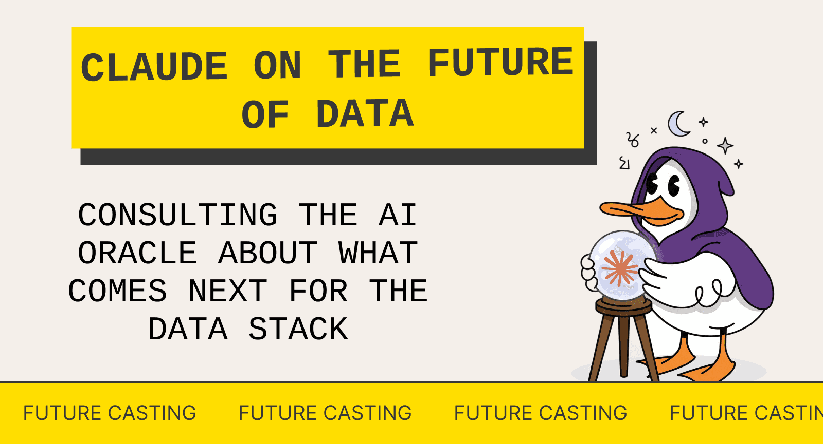 Consulting the Oracle: Claude on the Future of Data