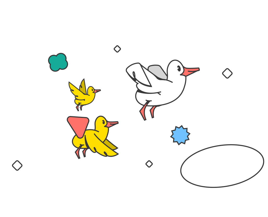 Join our flock illustration