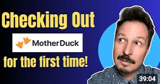 Finally Trying MotherDuck (DuckDB Data Warehouse)…I Did Not Expect This! 🦆