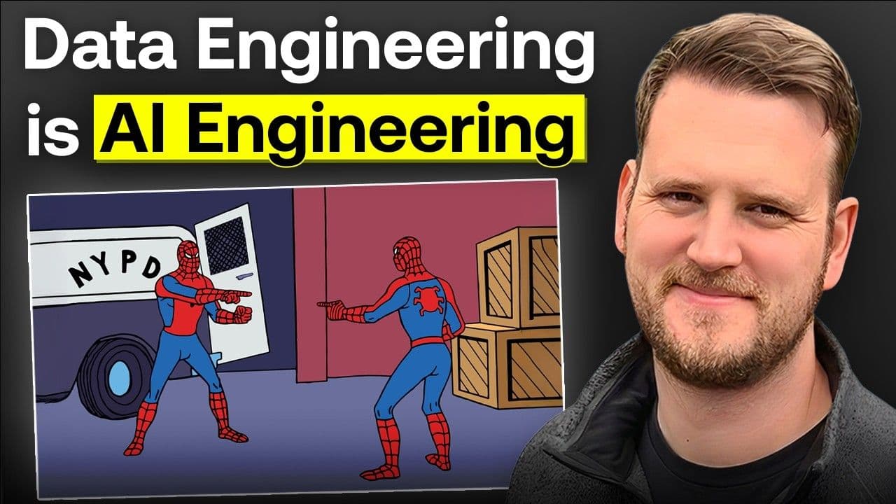 "Data Engineering Is AI Engineering" video thumbnail