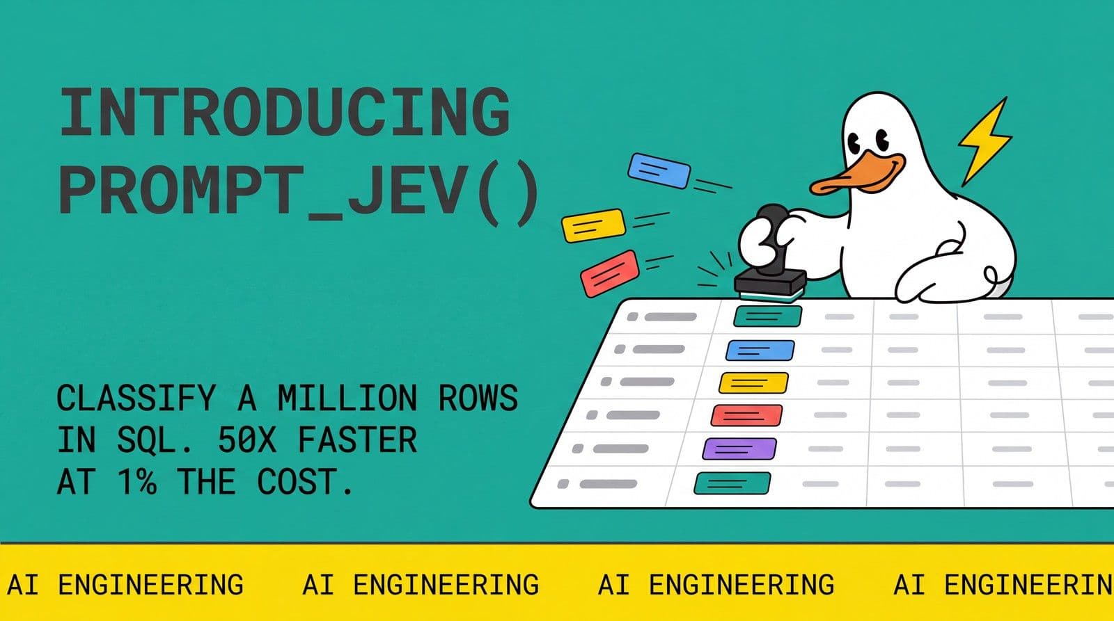Introducing prompt_jev(): bringing Jev to Motherduck SQL