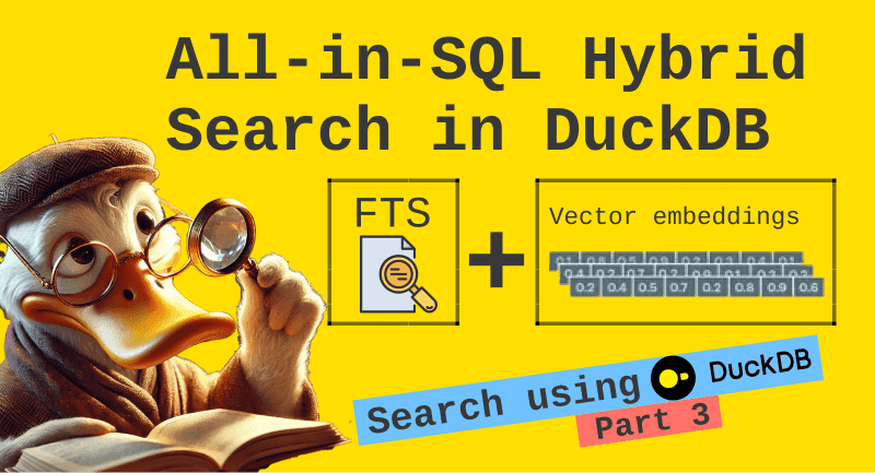 Duckdb Rag MotherDuck Blog: DuckDB, MotherDuck, Data Engineering, Data Analytics ...
