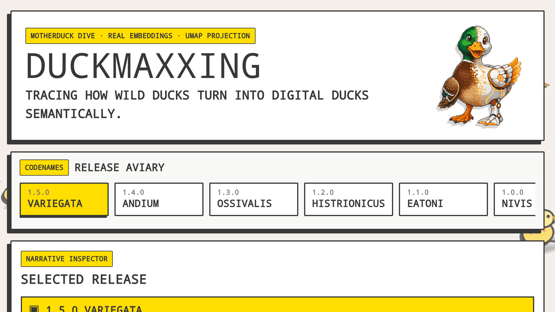 Screenshot of Duckmaxxing