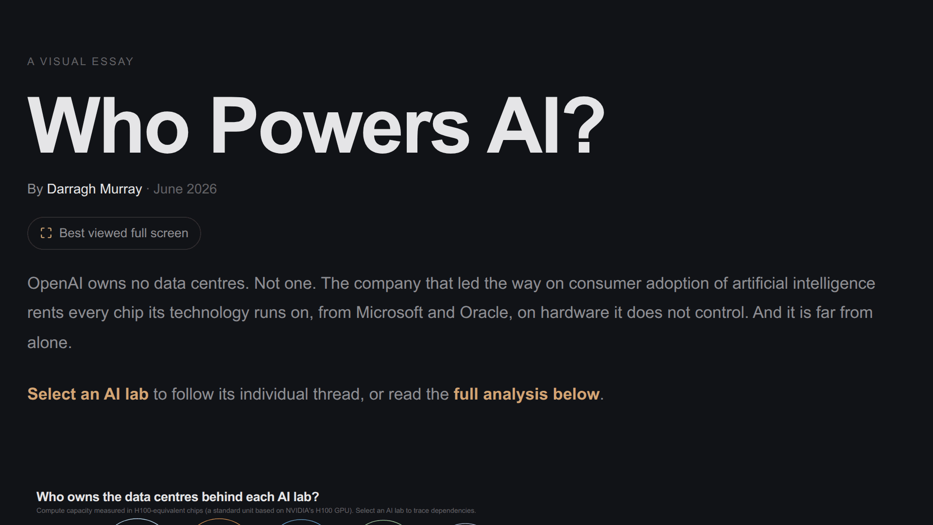 Who Powers AI?