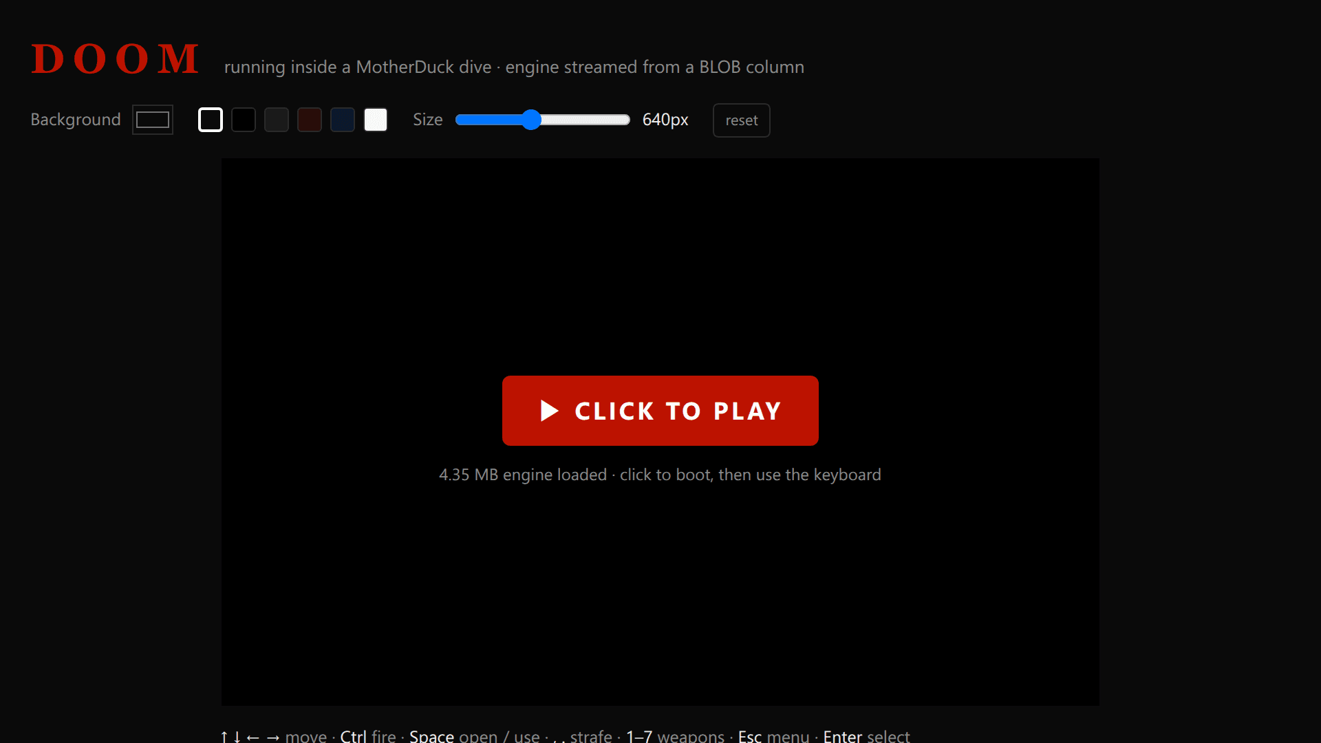 Screenshot of DOOM