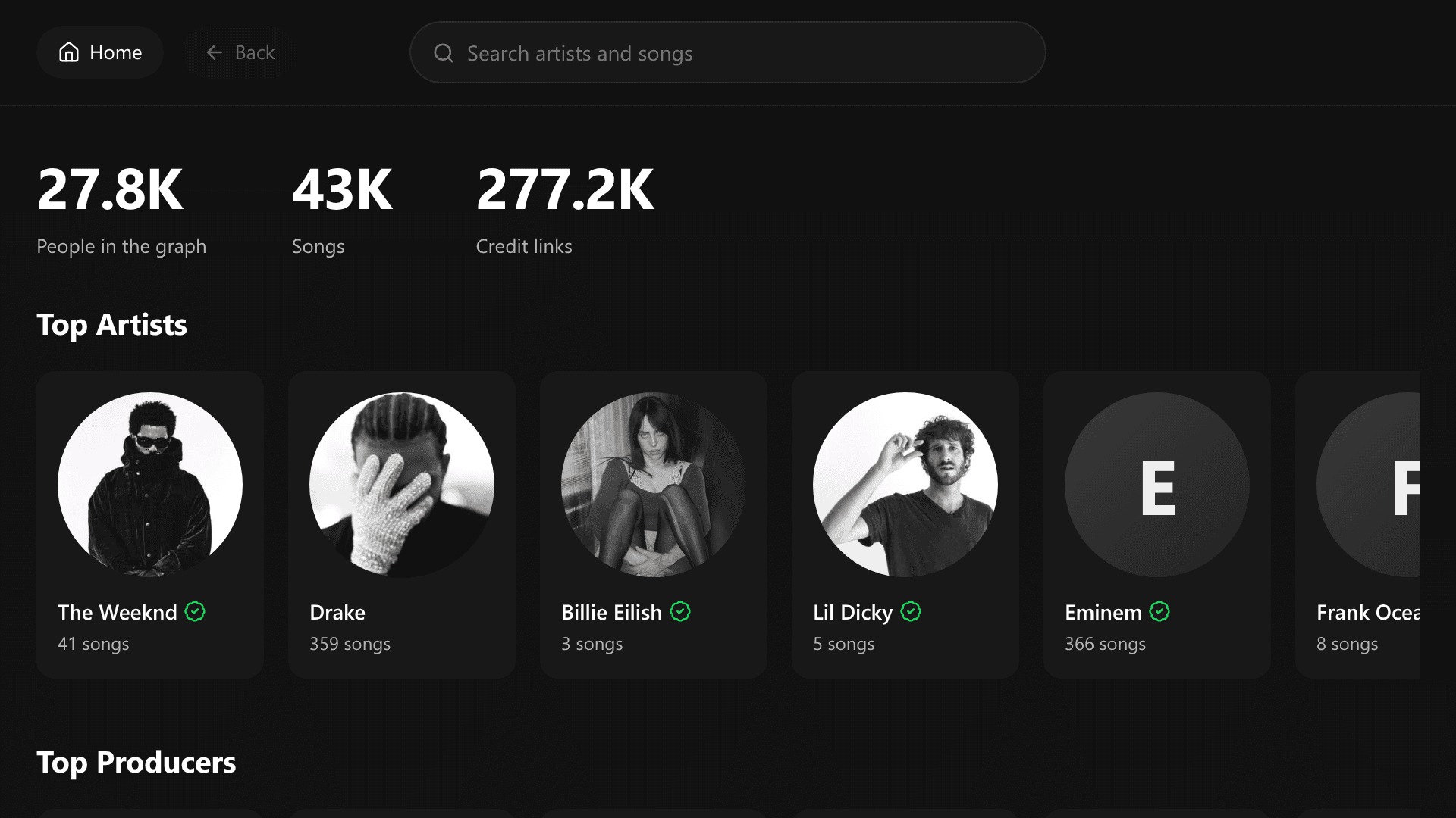 Genius Music Explorer