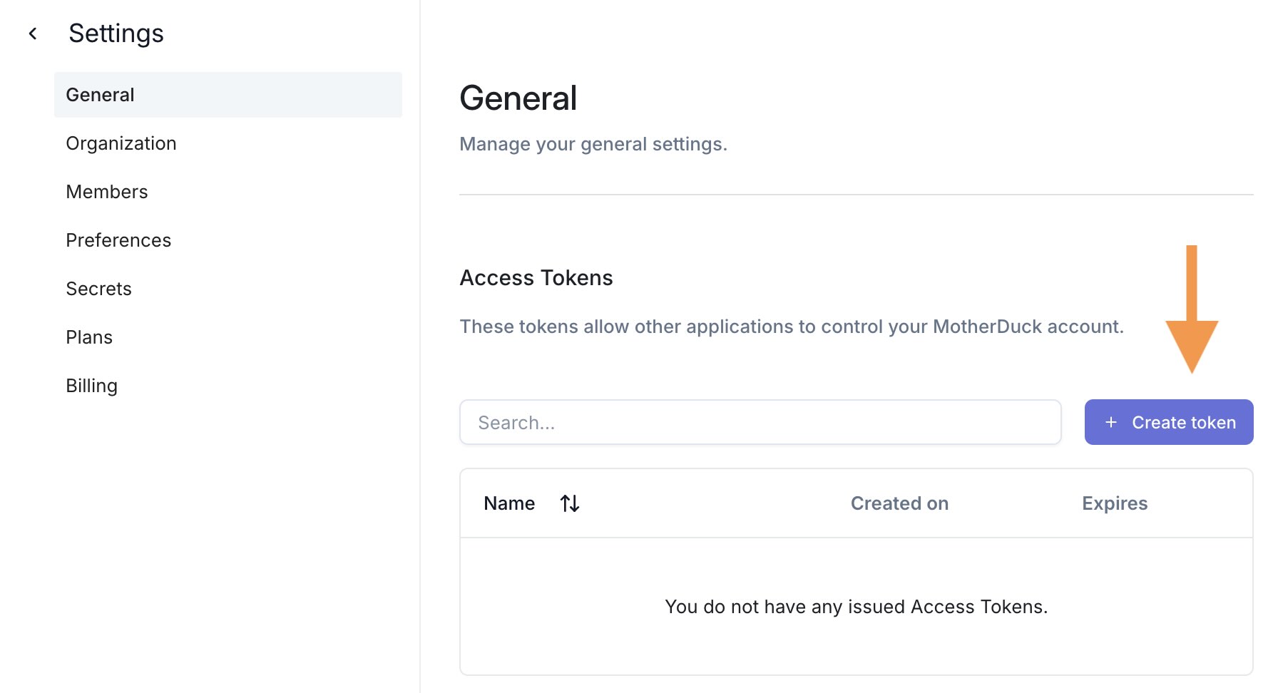access token example