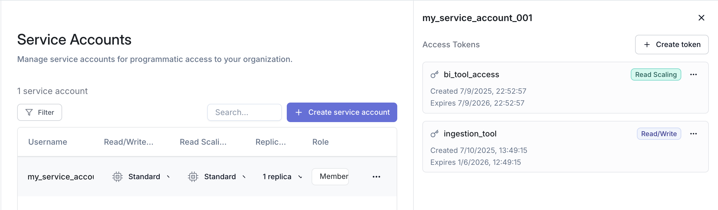 Service Account Impersonation Option
