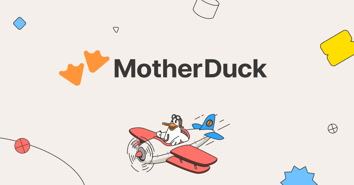 MotherDuck Flights: Agent-Native Data Pipelines